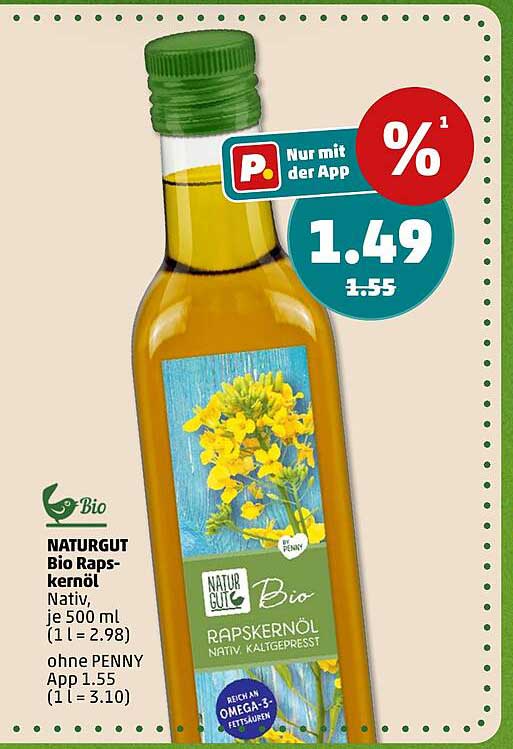 NATURGUT Bio Raps- kernöl
