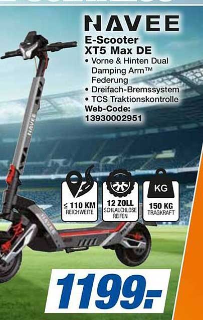 NAVEE E-Scooter XT5 Max DE