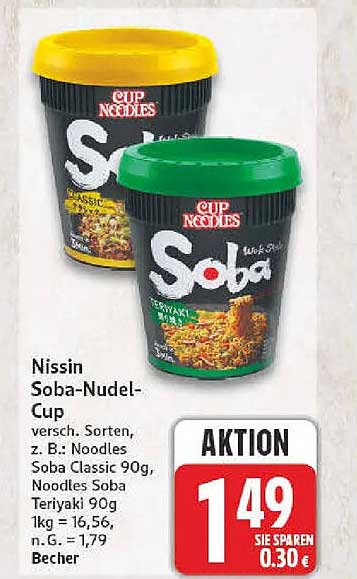 Nissin Soba-Nudel-Cup