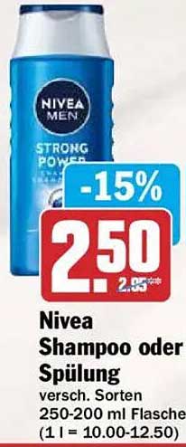 Nivea Shampoo oder Spülung