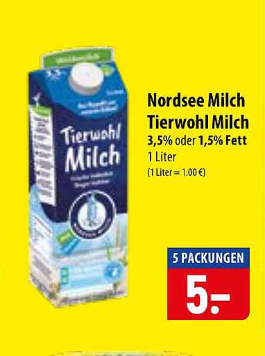 Nordsee Milch Tierwohl Milch