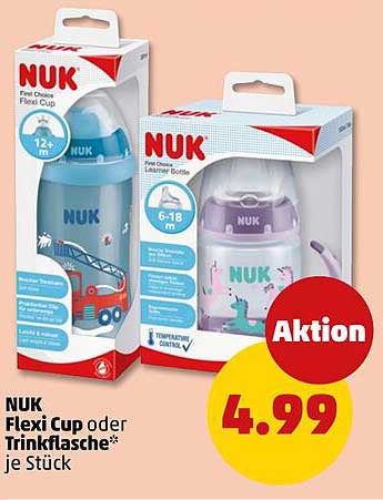NUK Flexi Cup oder Trinkflasche* je Stück