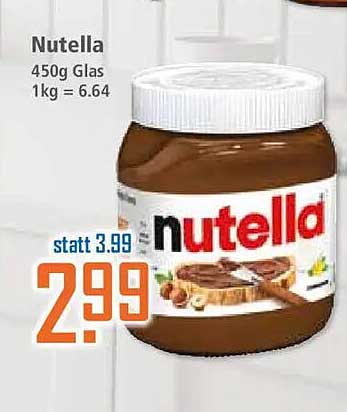 Nutella 450g Glas