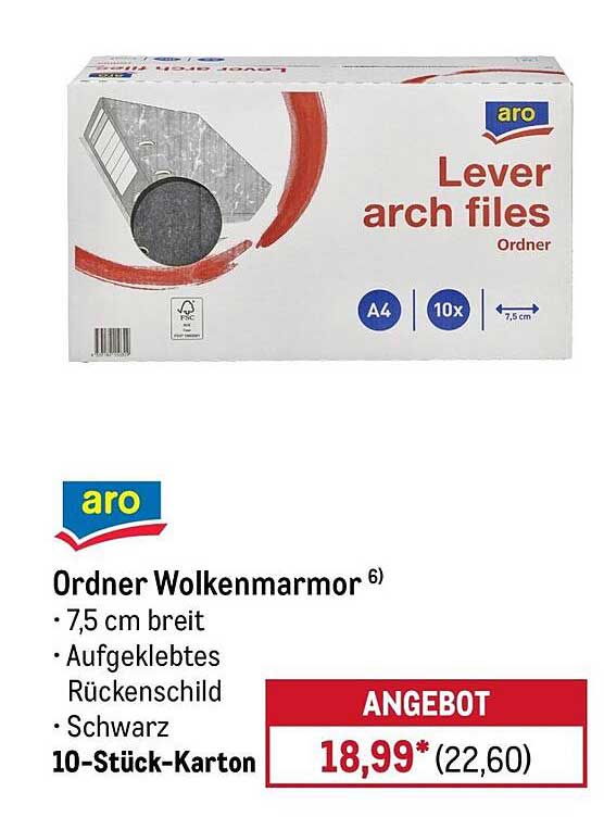 Ordner Wolkenmarmor