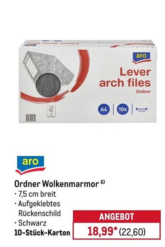 Ordner Wolkenmarmor