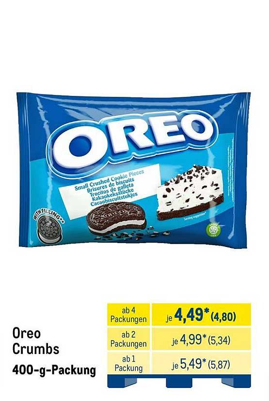 Oreo Crumbs 400-g-Packung