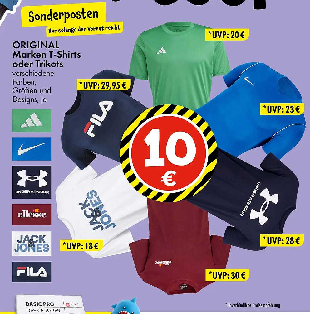 ORIGINAL Marken T-Shirts oder Trikots verschiedene Farben, Größen und Designs, je