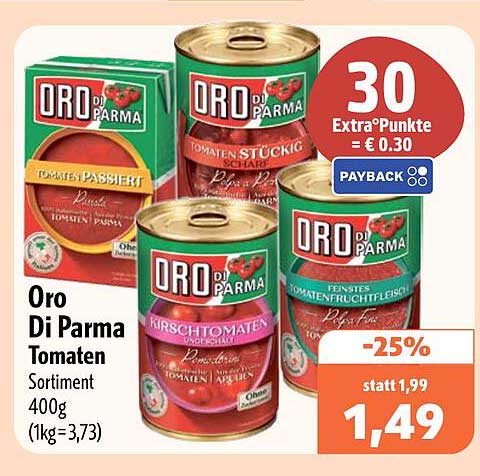 Oro Di Parma Tomaten Sortiment 400g (1kg=3,73)