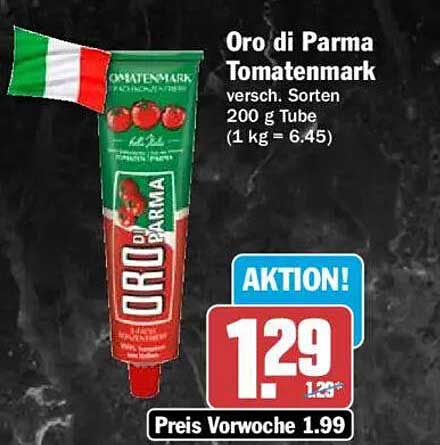 Oro di Parma Tomatenmark versch. Sorten 200 g Tube