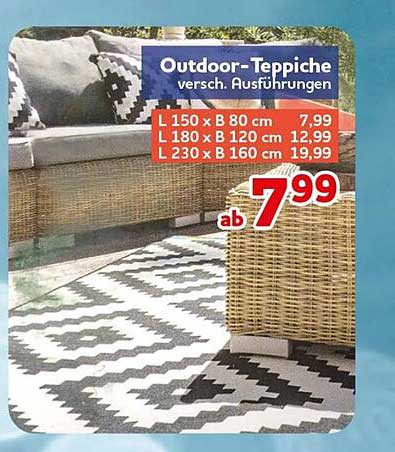 Outdoor-Teppiche verschied. Ausführungen