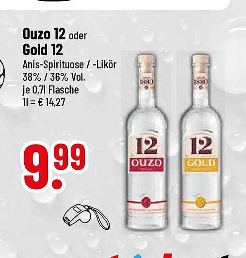Ouzo 12 oder Gold 12