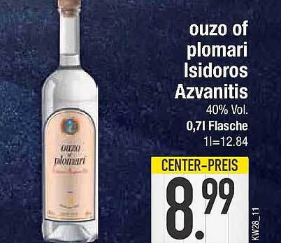 ouzo of plomari Isidoros Arvanitis