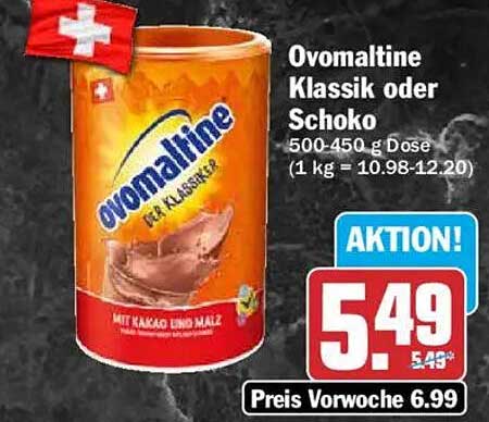 Ovomaltine Klassik oder Schoko