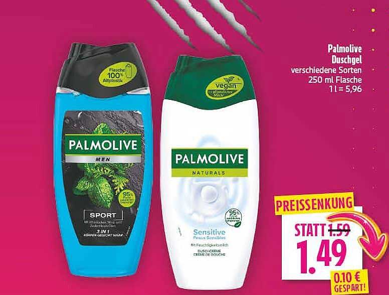 Palmolive Duschgel verschiedene Sorten 250 ml Flasche