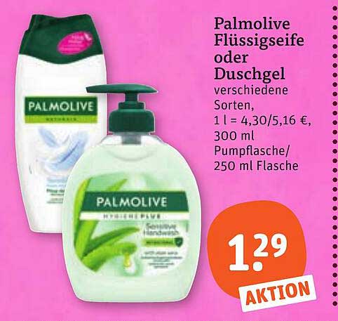 Palmolive Flüssigseife oder Duschgel