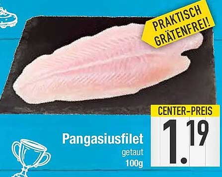 Pangasiusfilet getaut 100g