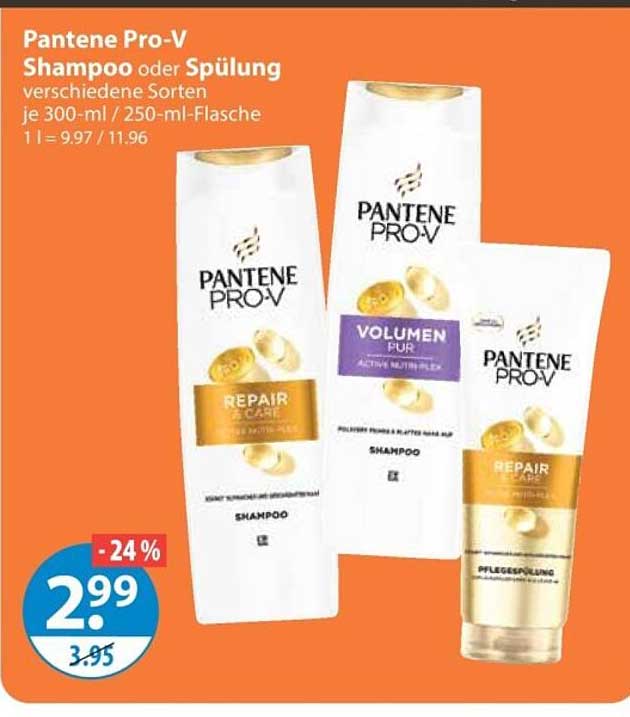 Pantene Pro-V Shampoo oder Spülung