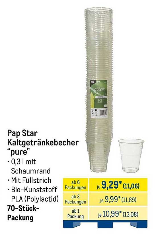 Pap Star Kaltgetränkebecher „pure“