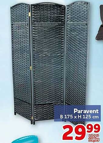 Paravent B 175 x H 125 cm