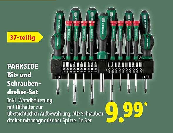 PARKSIDE Bit- und Schraubendreher-Set