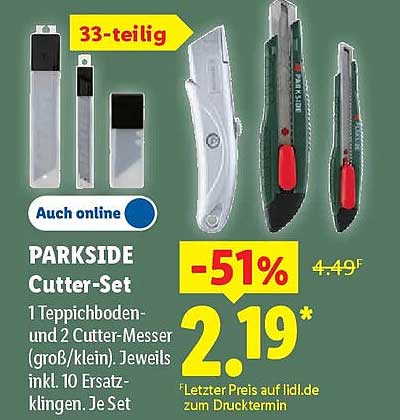 PARKSIDE Cutter-Set