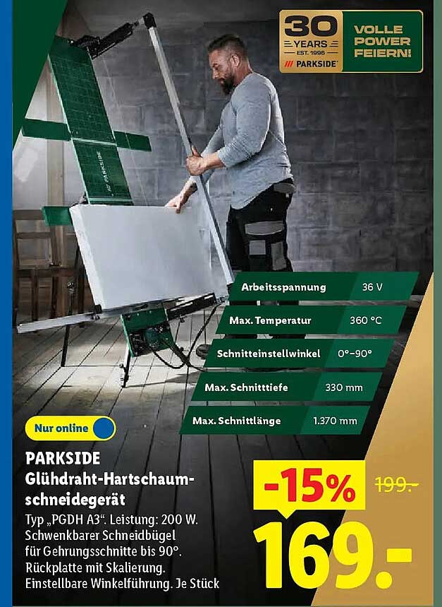PARKSIDE Glühdraht-Hartschaum-schneidegerät