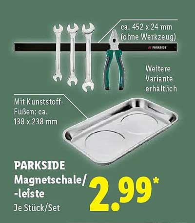 PARKSIDE Magnetschale/-leiste