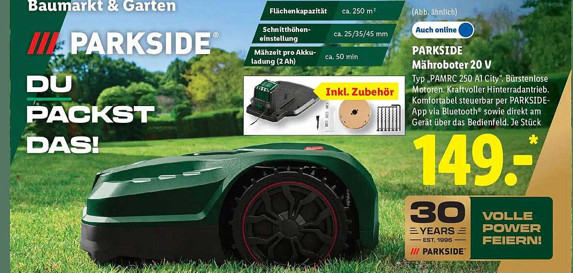 PARKSIDE Mähroboter 20 V