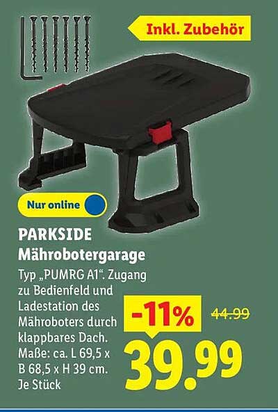 PARKSIDE Mährobotergarage