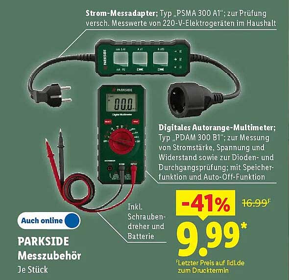 PARKSIDE Messzubehör