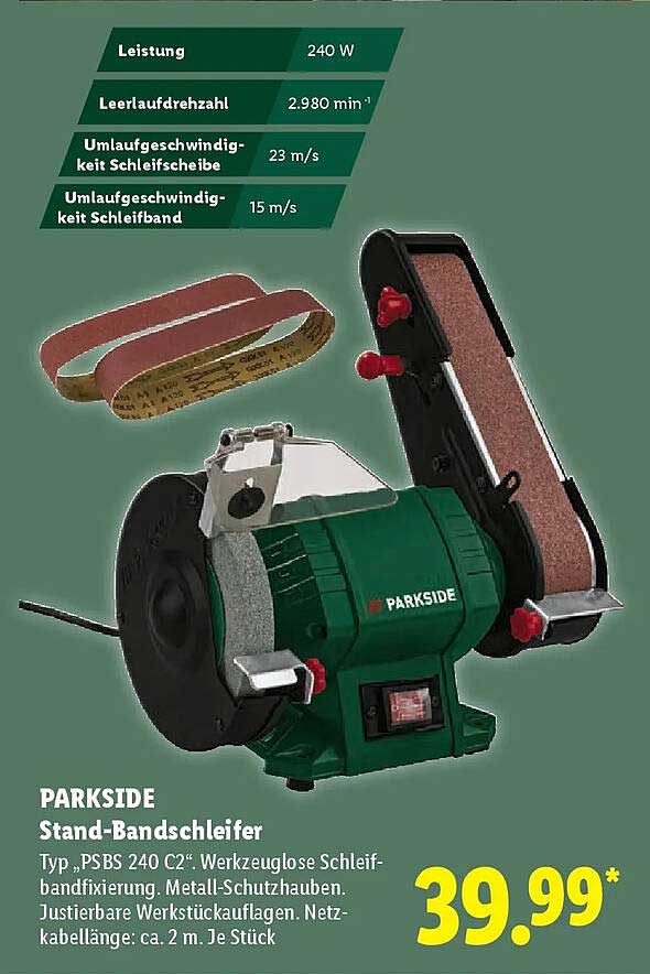 PARKSIDE Stand-Bandschleifer