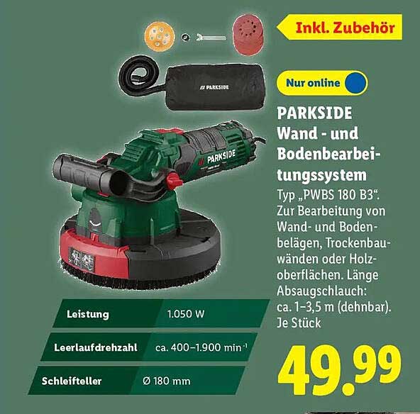 PARKSIDE Wand- und Bodenbearbeitungssystem