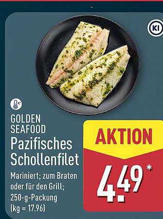 Pazifisches Schollenfilet