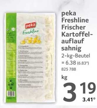 peka Freshline Frischer Kartoffelauflauf sahnig 2-kg-Beutel