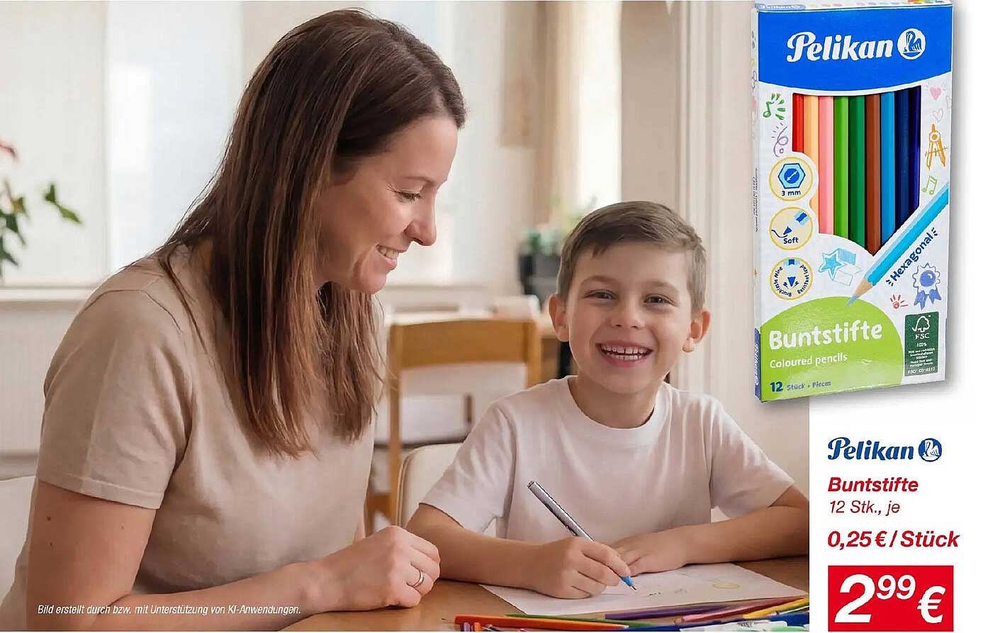 Pelikan Buntstifte 12 Stk., je 0,25 €/Stück
