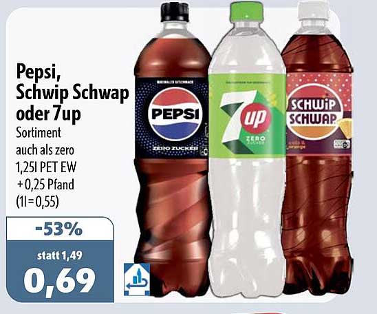 Pepsi, Schwip Schwap oder 7up