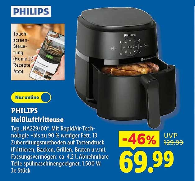PHILIPS Heißluftfritteuse