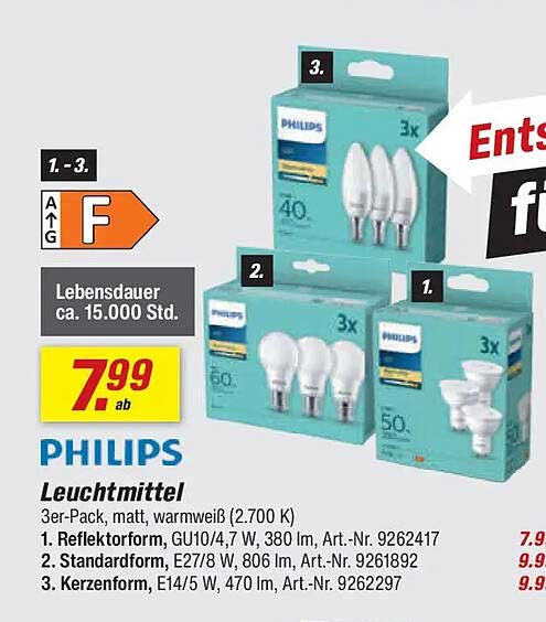 PHILIPS Leuchtmittel
