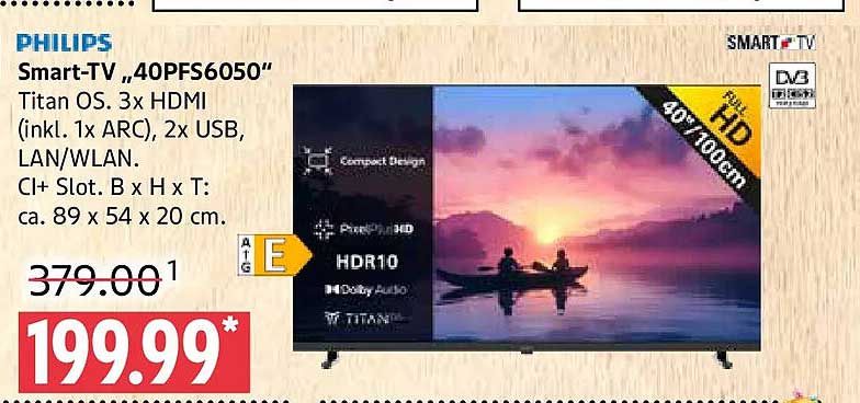 PHILIPS Smart-TV „40PFS6050“