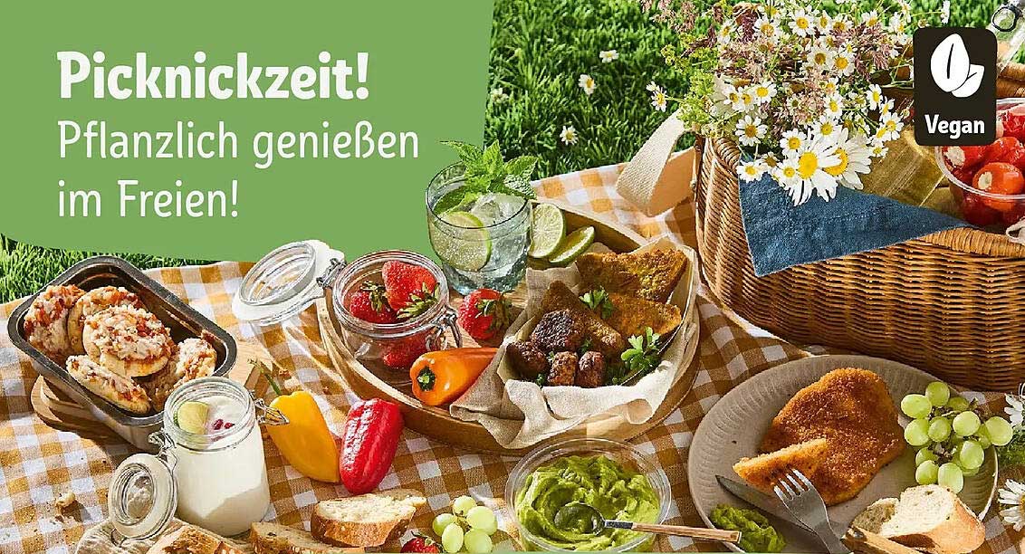 Picknickzeit! Pflanzlich genießen im Freien!