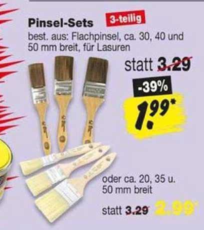 Pinsel-Sets 3-teilig