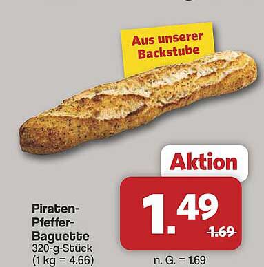 Piraten-Pfeffer-Baguette
