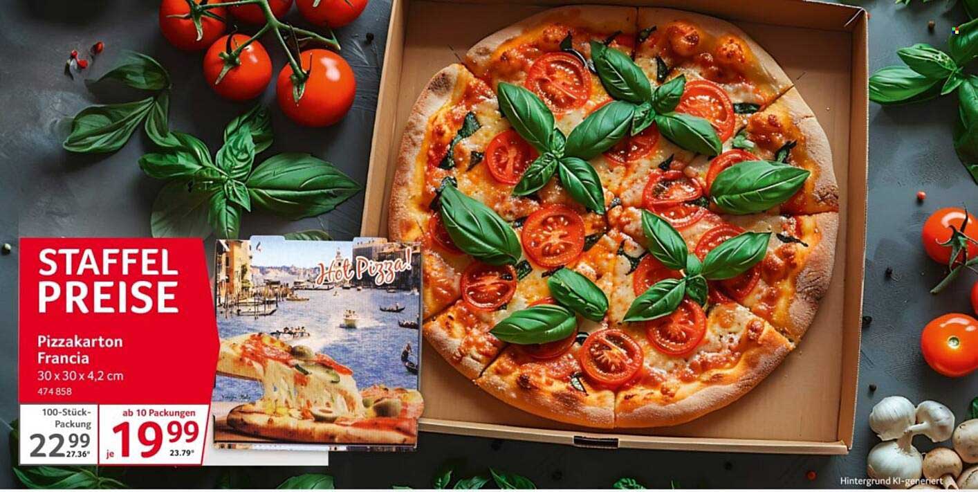 Pizzakarton Francia
