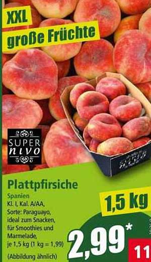 Plattpfirsiche