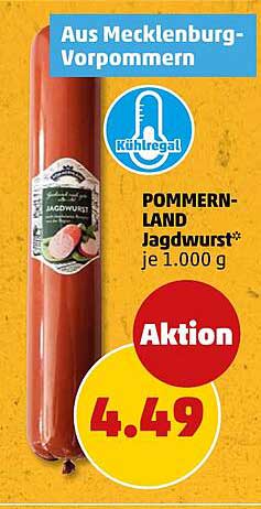 POMMERN-LAND Jagdwurst* je 1.000 g
