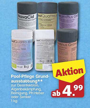 Pool-Pflege Grund-ausstattung**