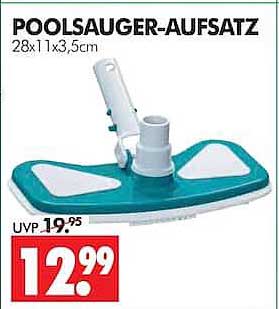 POOLSÄUGER-AUFSATZ 28x11x3,5cm