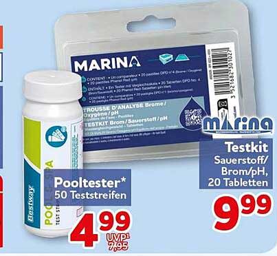 Pooltester* 50 Teststreifen