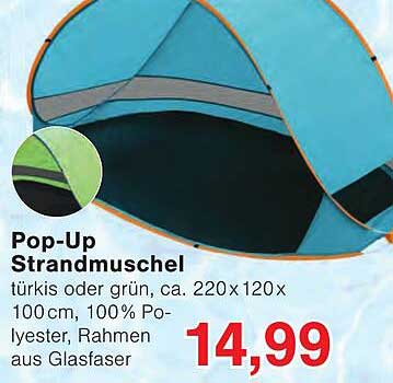 Pop-Up Strandmuschel