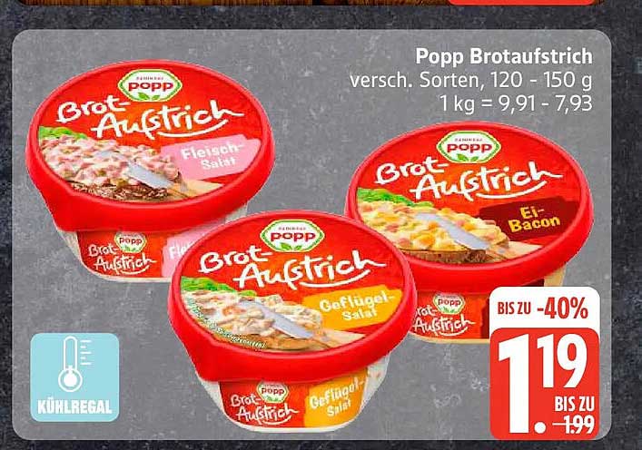 Popp Brotaufstrich